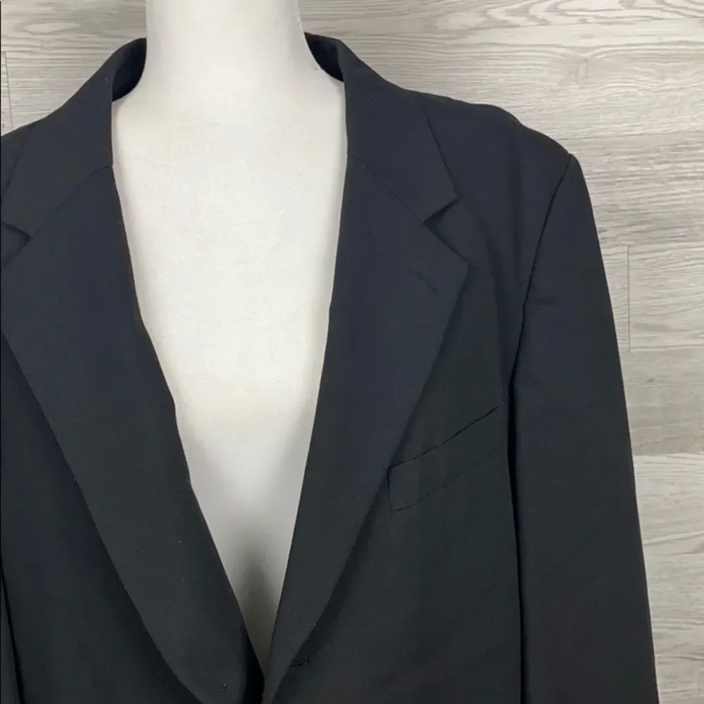 Reunion Black 3 Btn Mens Sport Coat Blazer